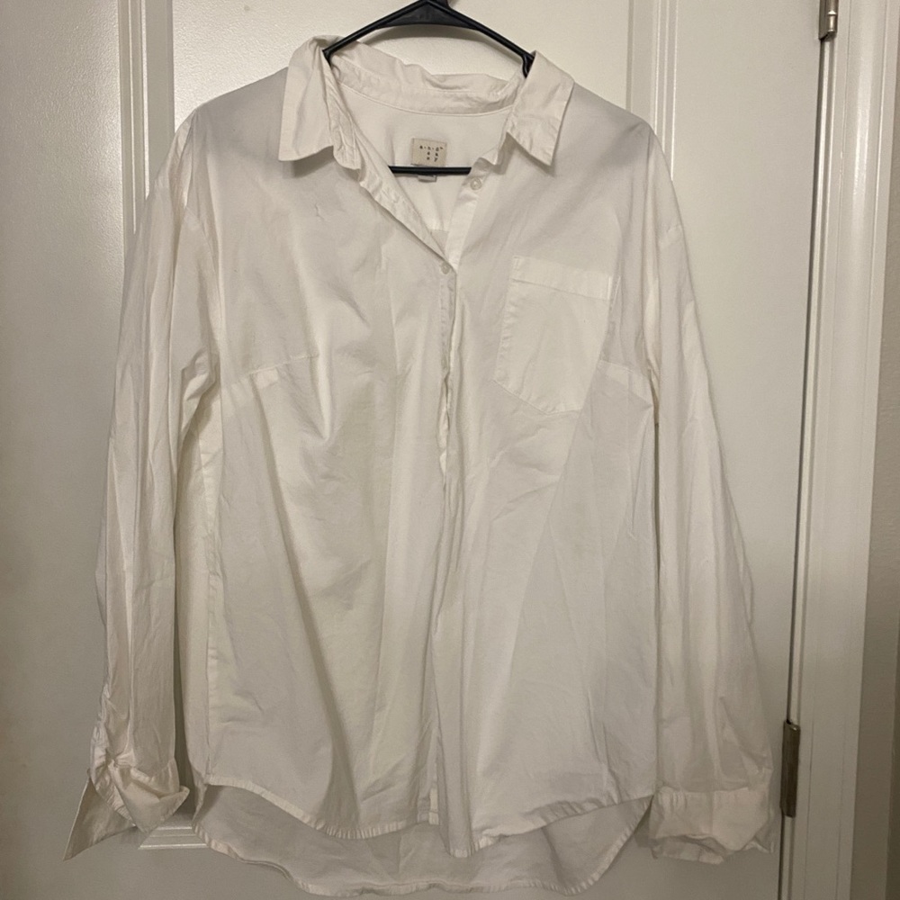 White button up shirt
